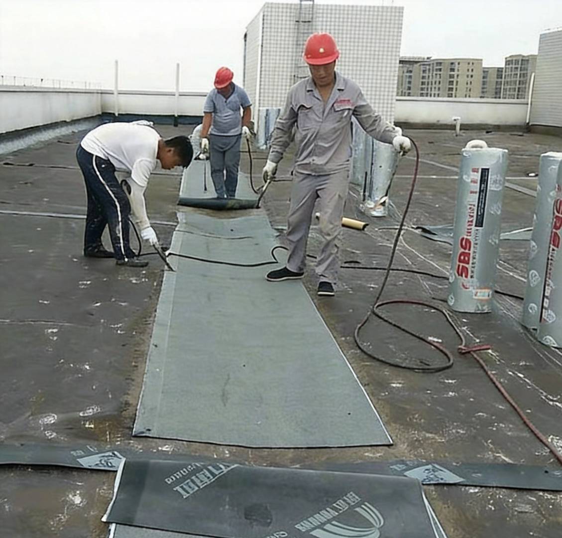Roof refurbishment detail work