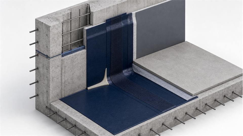 Raft-to-Wall Junction annotated technical illustration
