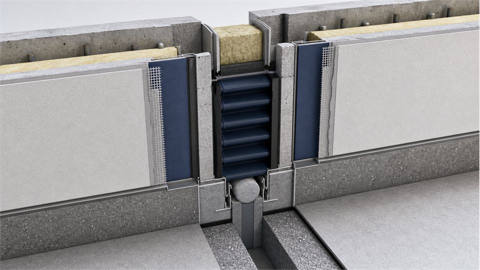 Facade Movement Joint annotated technical illustration