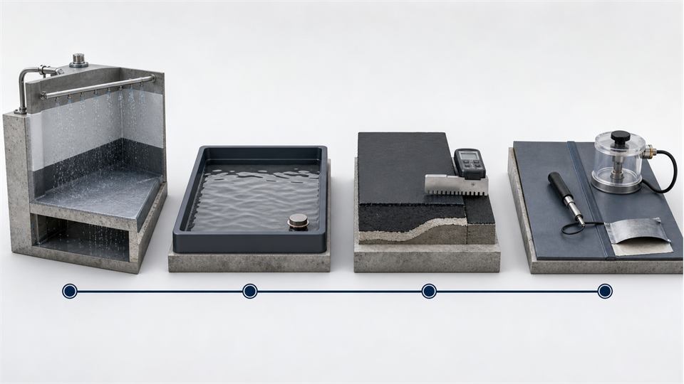 Post-Repair Water, Thickness and Seam Inspection Workflow annotated technical illustration